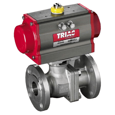 A-T Controls Automated Ball Valve, FD9 Series 300# Flanged